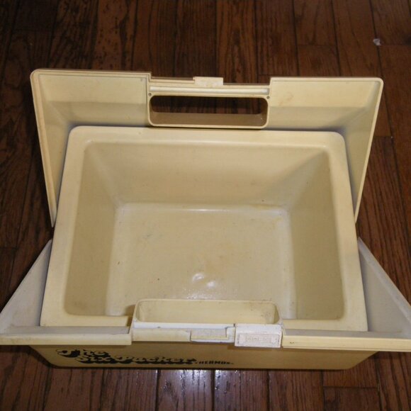 Vintage The Six Packer Thermos Portable Cooler Camping Tailgating Mancave! - Picture 4 of 5